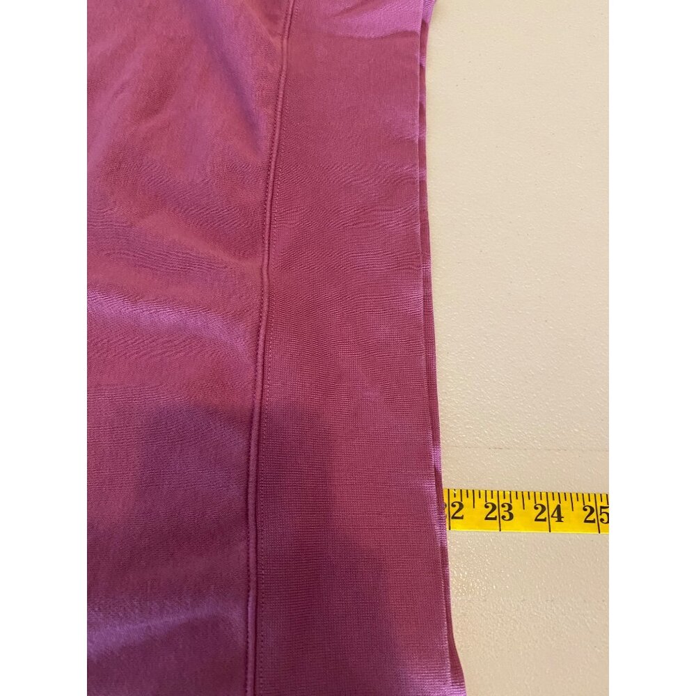 Nike Oversized Cropped Crew Neck Pullover Fleece Sweatshirt Magenta Large - Picture 6 of 8